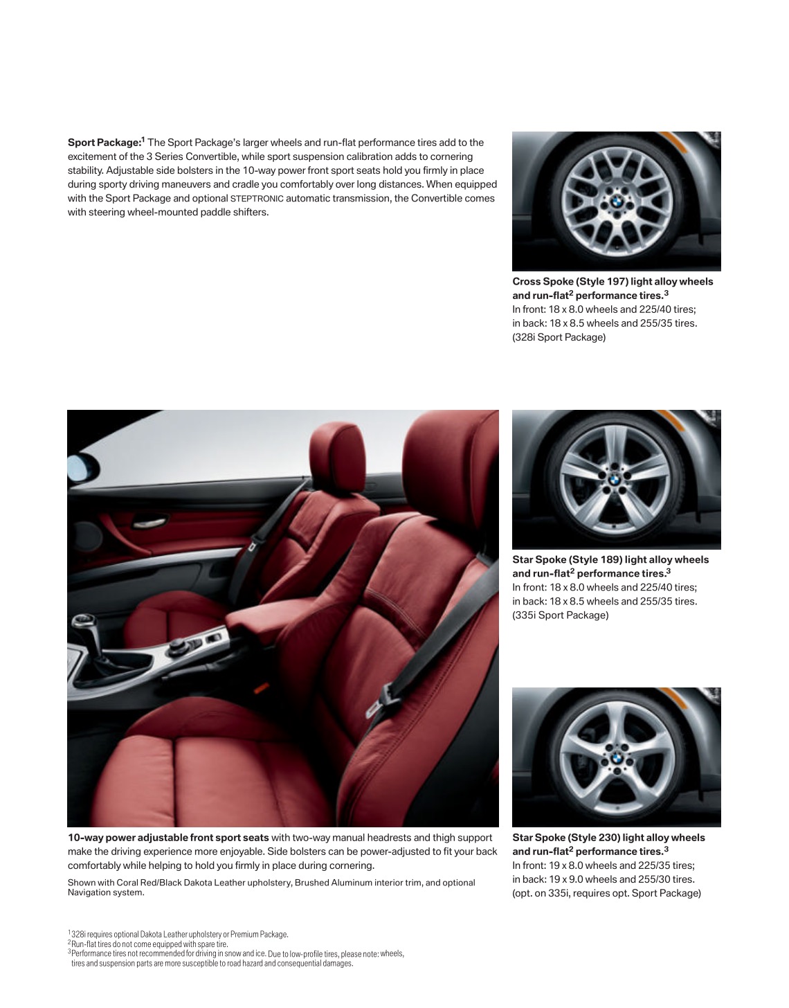 2008 BMW 3-Series Convertible Brochure Page 22